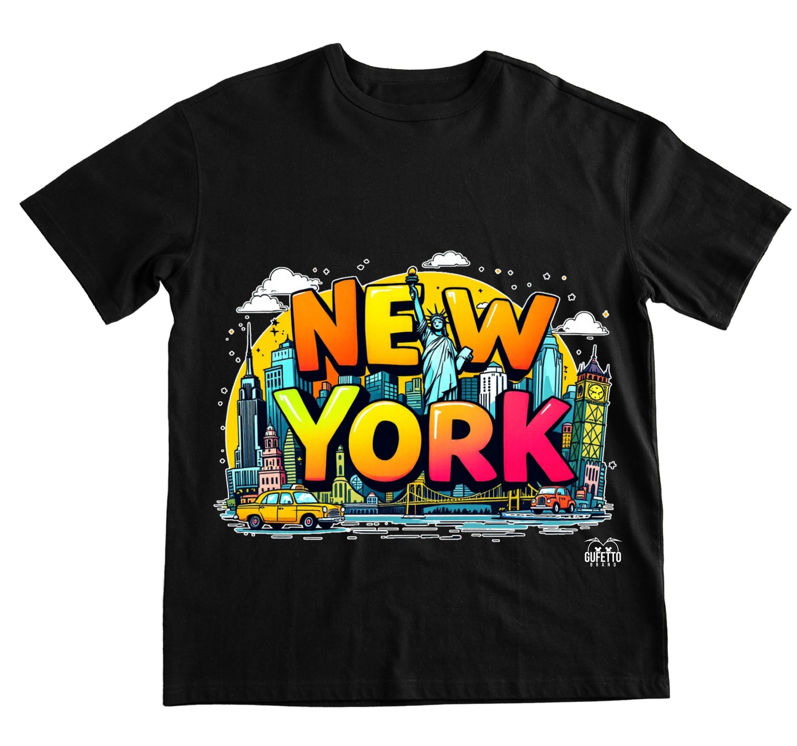 T-shirt Uomo NEW YORK ( NY89523156 ) - Gufetto Brand 