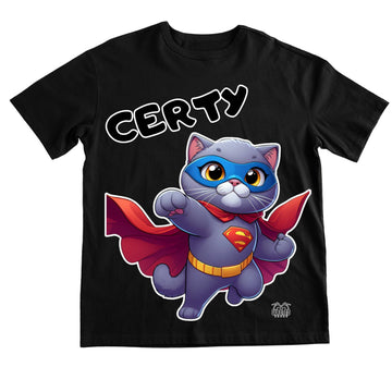 T-shirt Uomo CERTY SUPER EROE CERTOSINO ( CE93638596 )