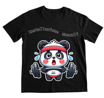 T-shirt Uomo PANDA MUSCOLI ( PA489056789 )