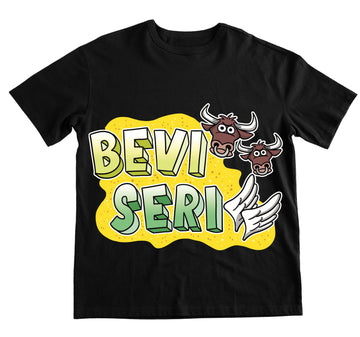 T-shirt Uomo REBUS BEVITORI SERIALI ( BS82563258 )