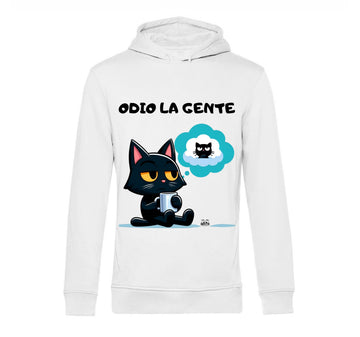 Felpa donna GATTO ODIO ( GO88356987 )