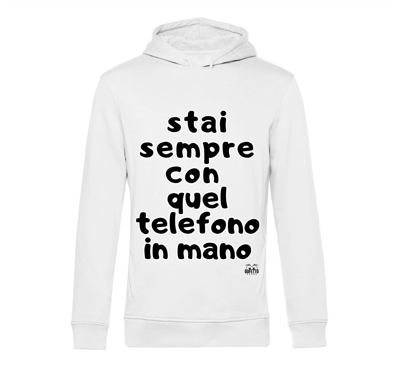 Felpa donna TELEFONO ( TE5263857496 ) - Gufetto Brand 