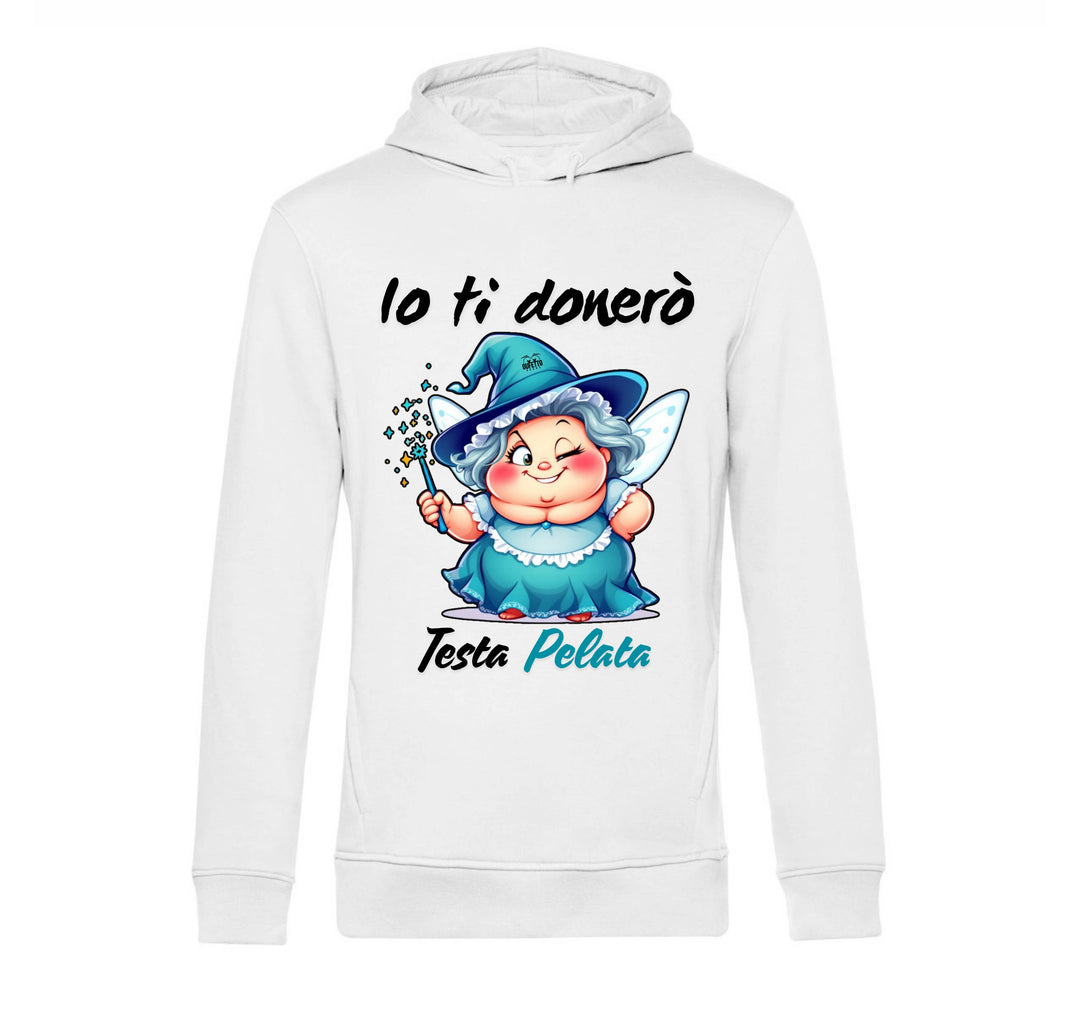Felpa donna Le Fatine Ignoranti TESTA PELATA ( TP9082345 ) - Gufetto Brand 