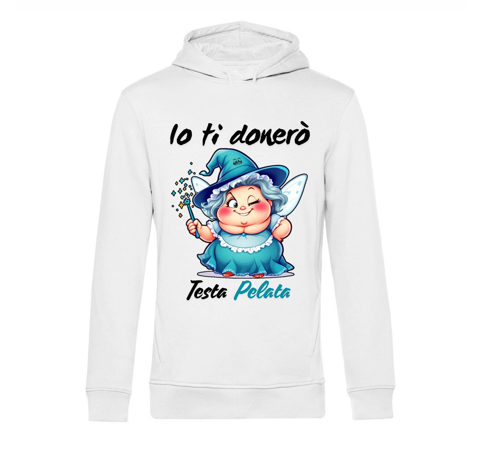 Felpa donna Le Fatine Ignoranti TESTA PELATA ( TP9082345 ) - Gufetto Brand 