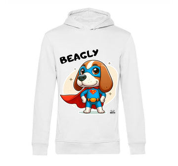 Felpa donna BEAGLY SUPER EROE ( BE2385746985 )