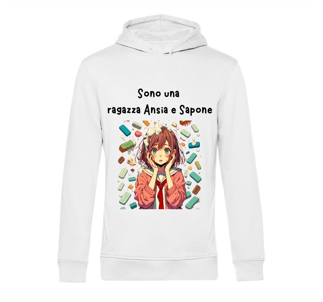Felpa donna ANSIA E SAPONE ( AN48095647 ) - Gufetto Brand 