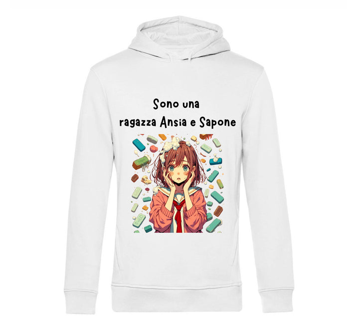 Felpa donna ANSIA E SAPONE ( AN48095647 ) - Gufetto Brand 