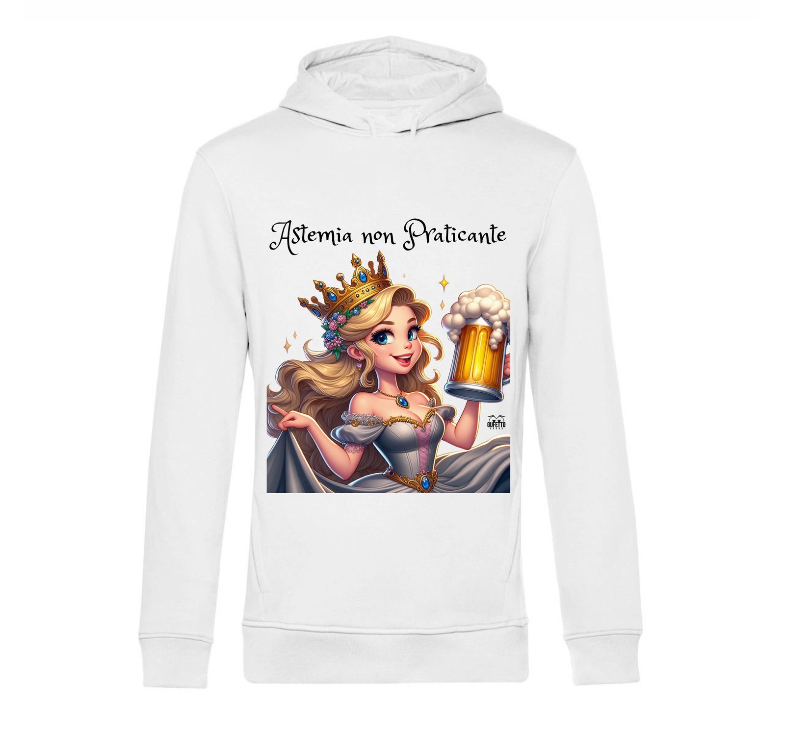 Felpa donna PRINCIPESSA ASTEMIA  ( PA77052390 ) - Gufetto Brand 