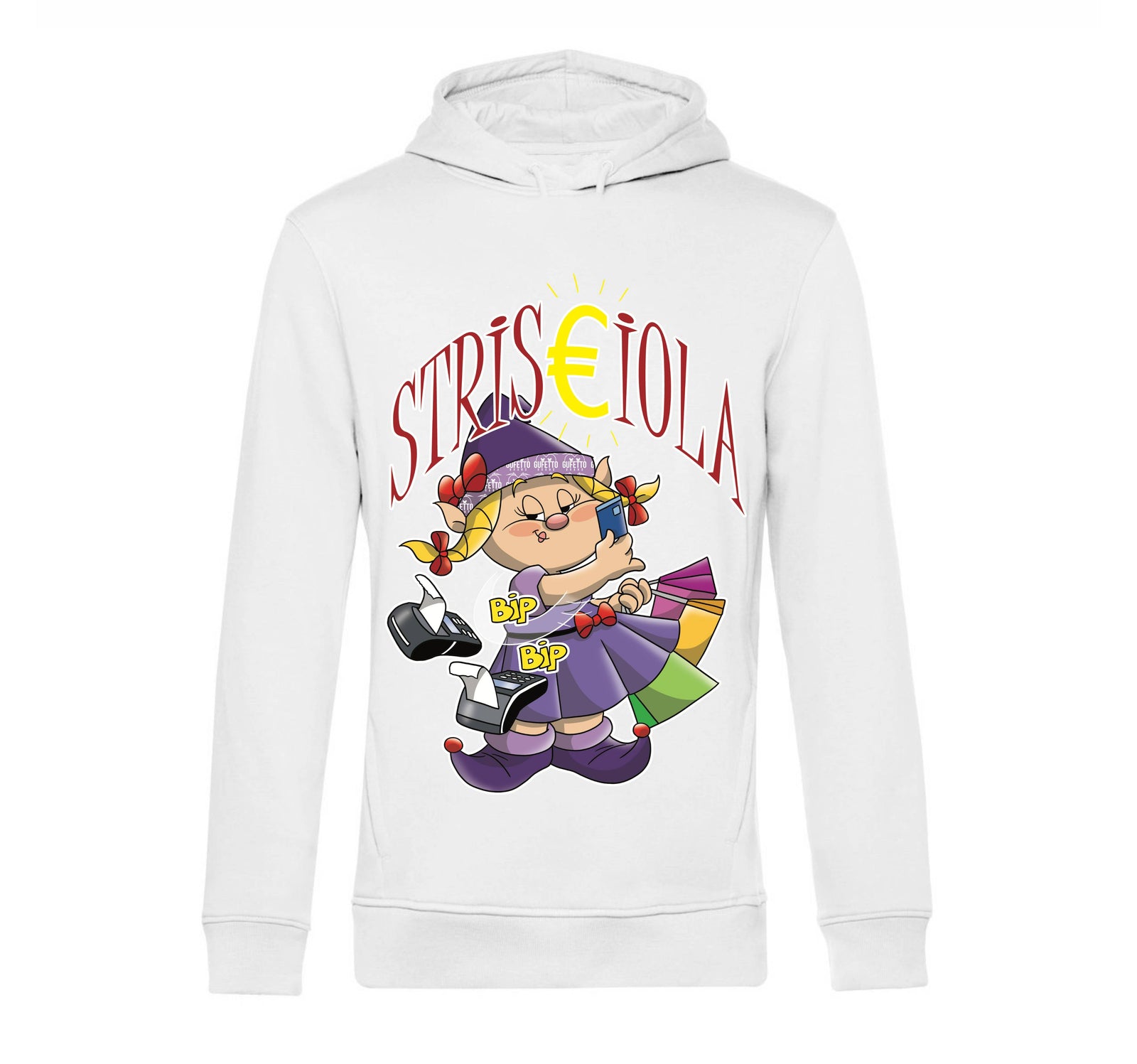 Felpa donna STRISCIOLA ( ST59083218675 ) - Gufetto Brand 