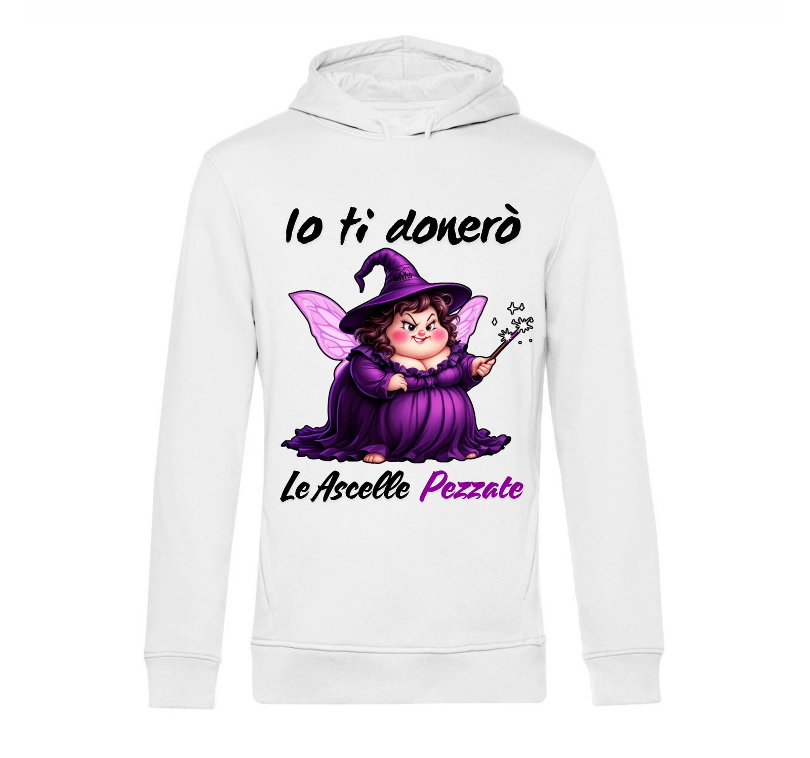 Felpa donna Le Fatine Ignoranti ASCELLE PEZZATE ( AP46098845 ) - Gufetto Brand 