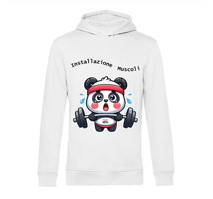 Felpa donna PANDA MUSCOLI ( PA489056789 ) - Gufetto Brand 