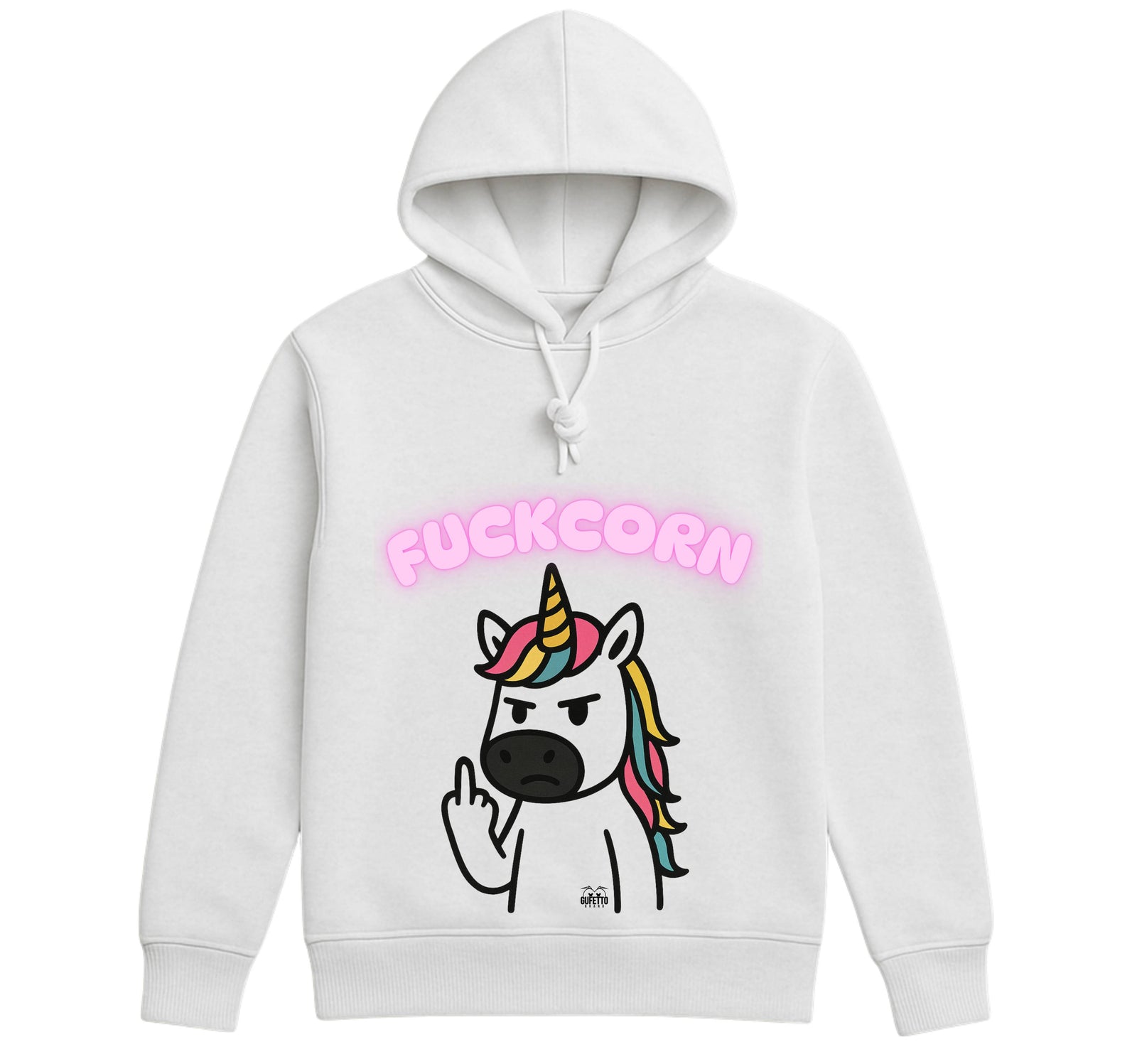Felpa donna FUCKCORN  ( FU45678954 ) - Gufetto Brand 