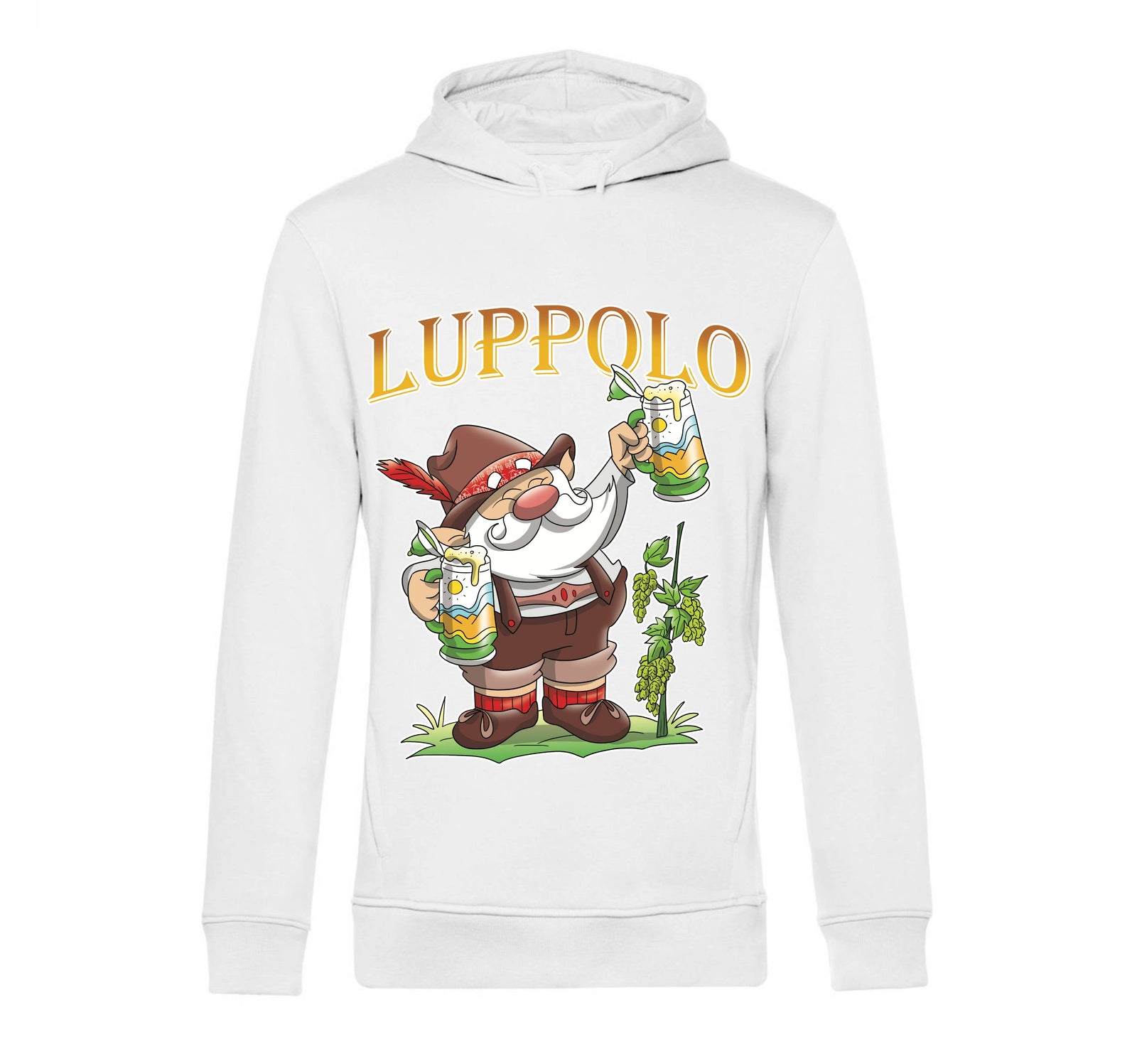 Felpa donna LUPPOLO ( LU095672345 ) - Gufetto Brand 