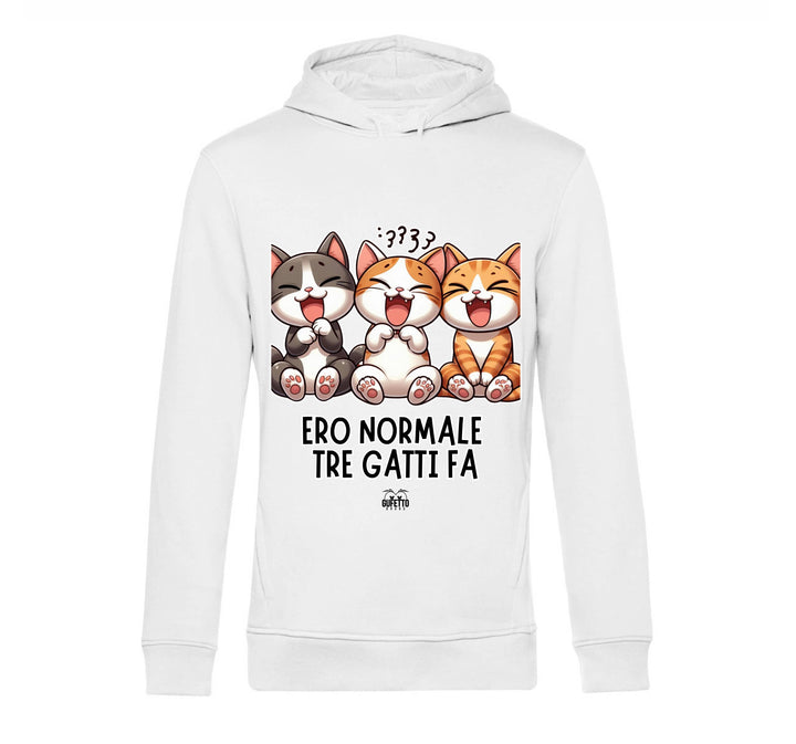 Felpa donna TRE GATTI FA ( TR8019274653758 ) - Gufetto Brand 