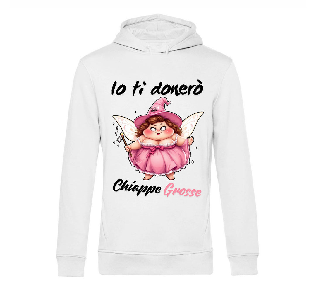 Felpa donna Le Fatine Ignoranti CHIAPPE GROSSE ( CG7098452 ) - Gufetto Brand 