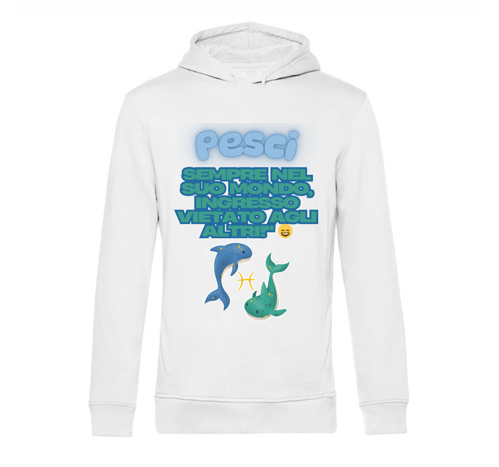 Felpa Uomo PESCI ( PE09765432 ) - Gufetto Brand 