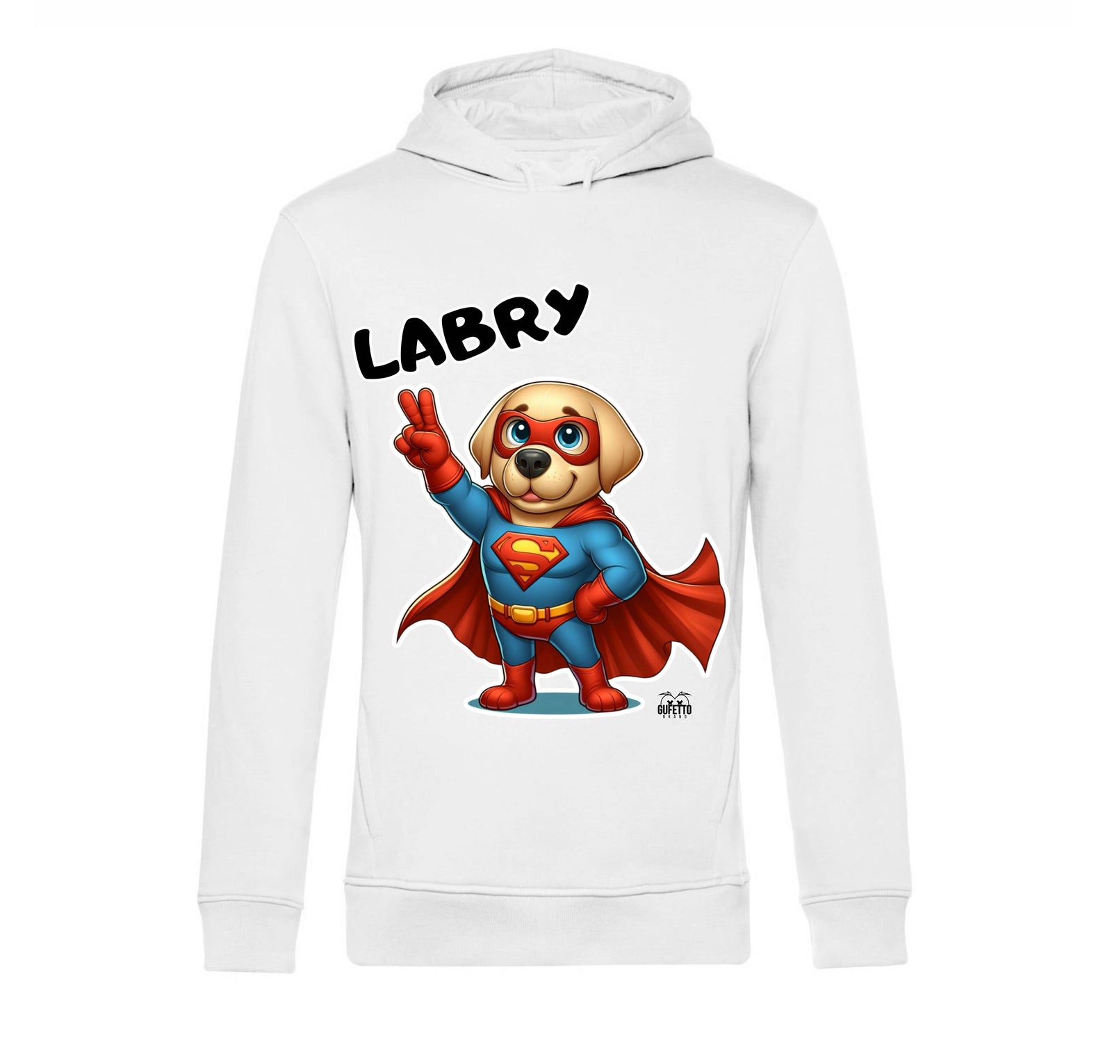 Felpa donna LABRY SUPER EROE ( LA1364978569 ) - Gufetto Brand 