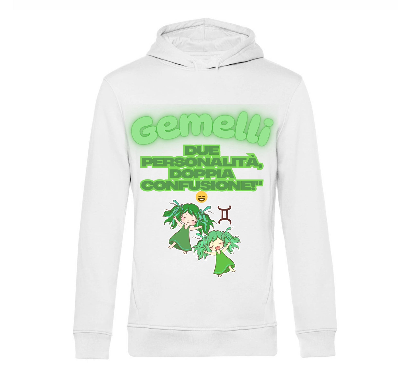 Felpa donna GEMELLI ( GE6098765 ) - Gufetto Brand 