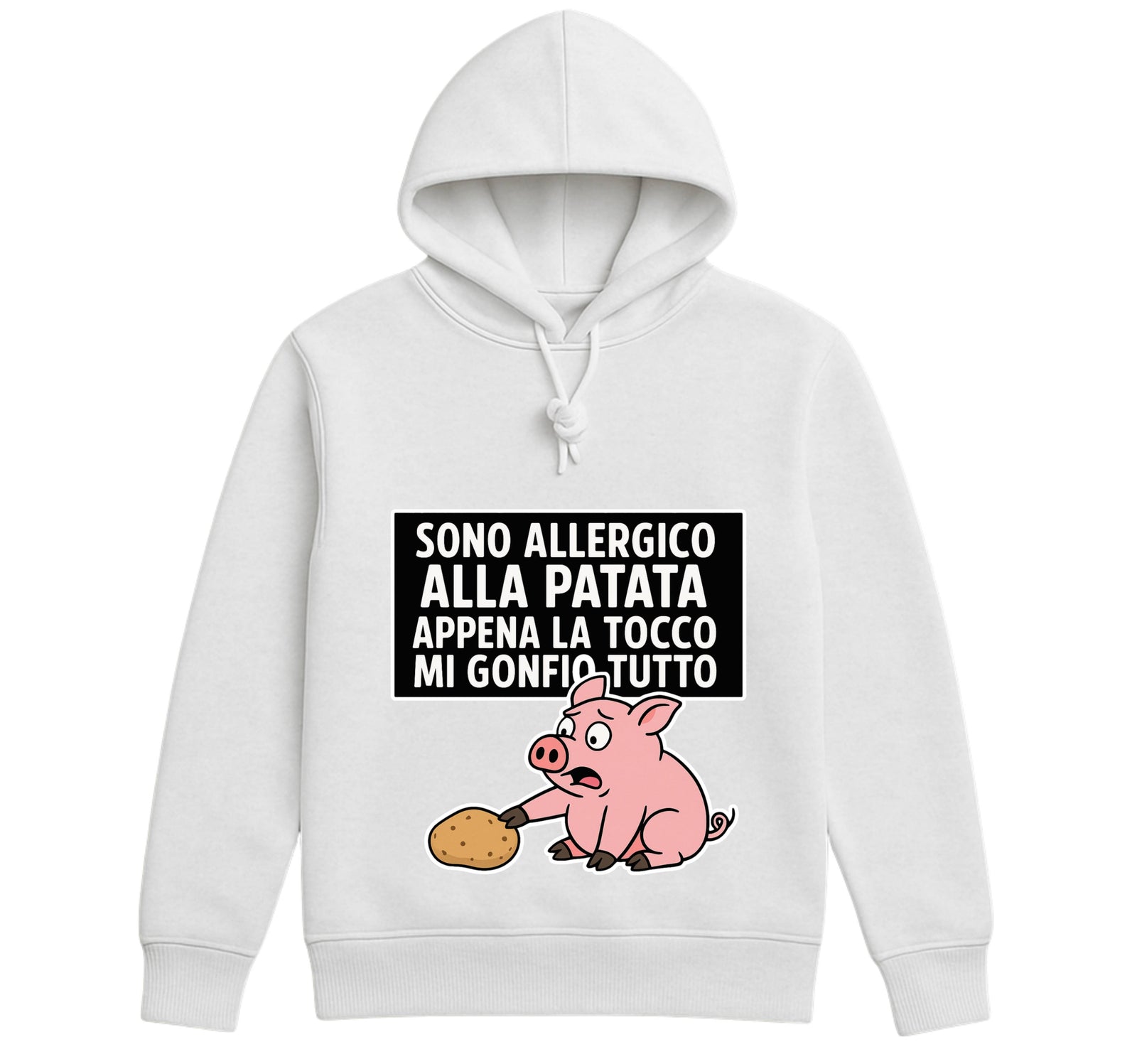 Felpa donna ALLERGICO ( MG6573425165 ) - Gufetto Brand 
