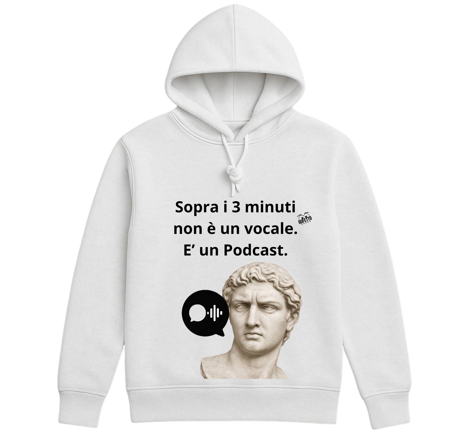 Felpa donna PODCAST ( PO1287549653 ) - Gufetto Brand 