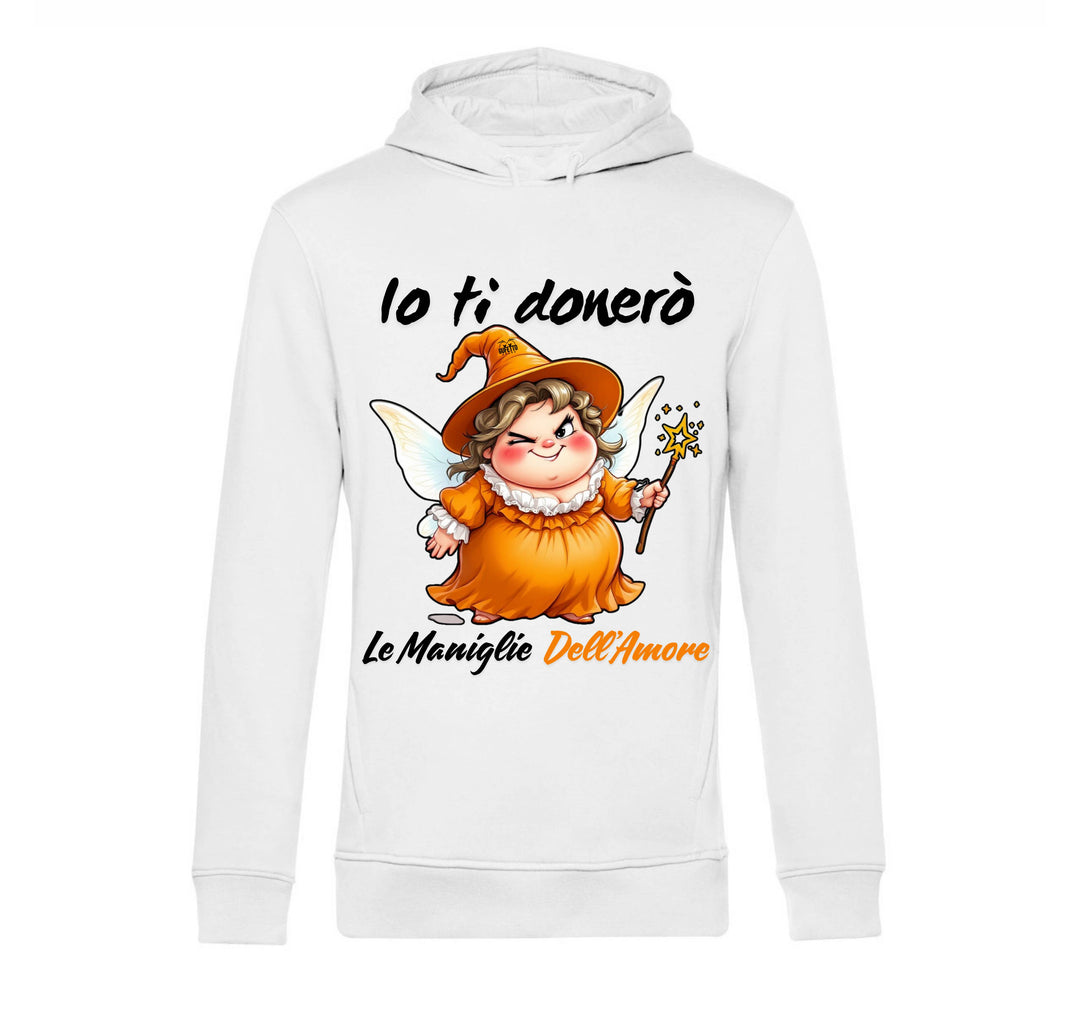 Felpa donna Le Fatine Ignoranti MANIGLIE DELL'AMORE ( MA76123546 ) - Gufetto Brand 