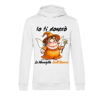 Felpa donna Le Fatine Ignoranti MANIGLIE DELL'AMORE ( MA76123546 )