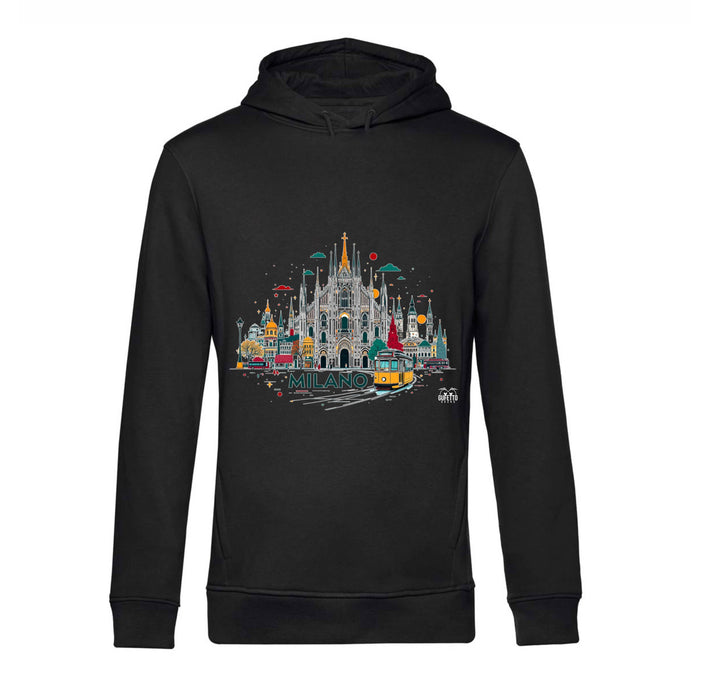 Felpa donna MILANO ( MI56218567 ) - Gufetto Brand 