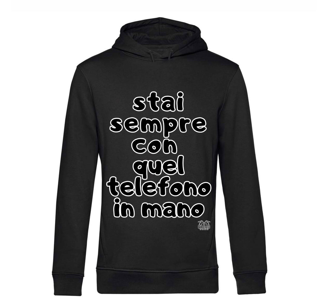 Felpa donna TELEFONO ( TE5263857496 ) - Gufetto Brand 