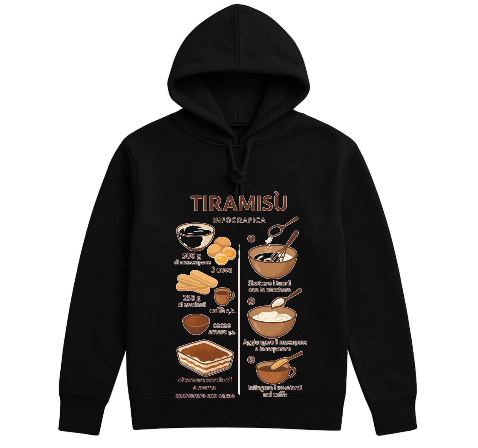 Felpa donna TIRAMISU' ( TI709843256 ) - Gufetto Brand 