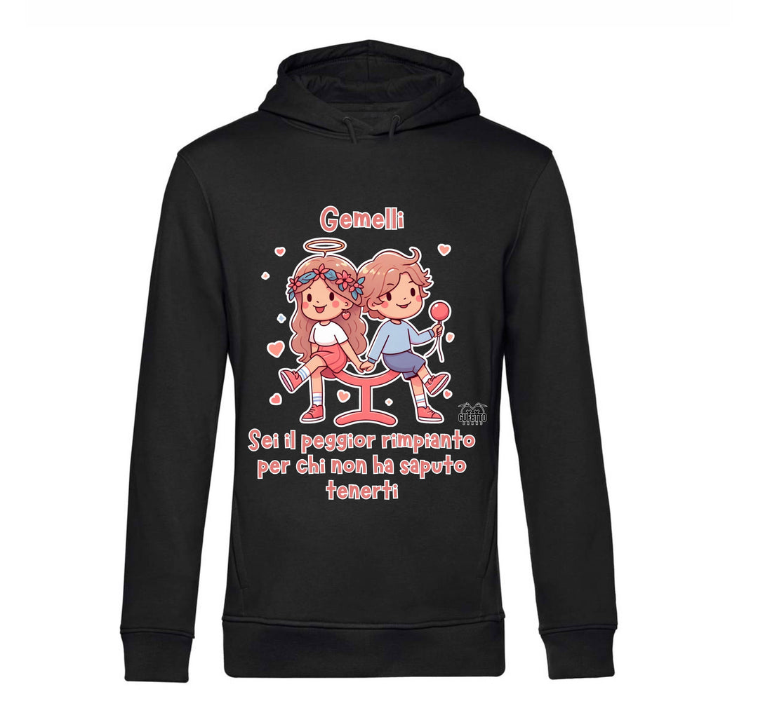 Felpa Uomo GEMELLI ( GE8045670985643 ) - Gufetto Brand 