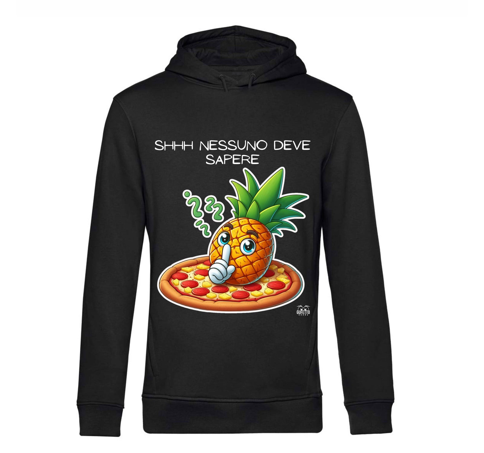 Felpa donna PIZZA ANANAS ( AP67893276 ) - Gufetto Brand 