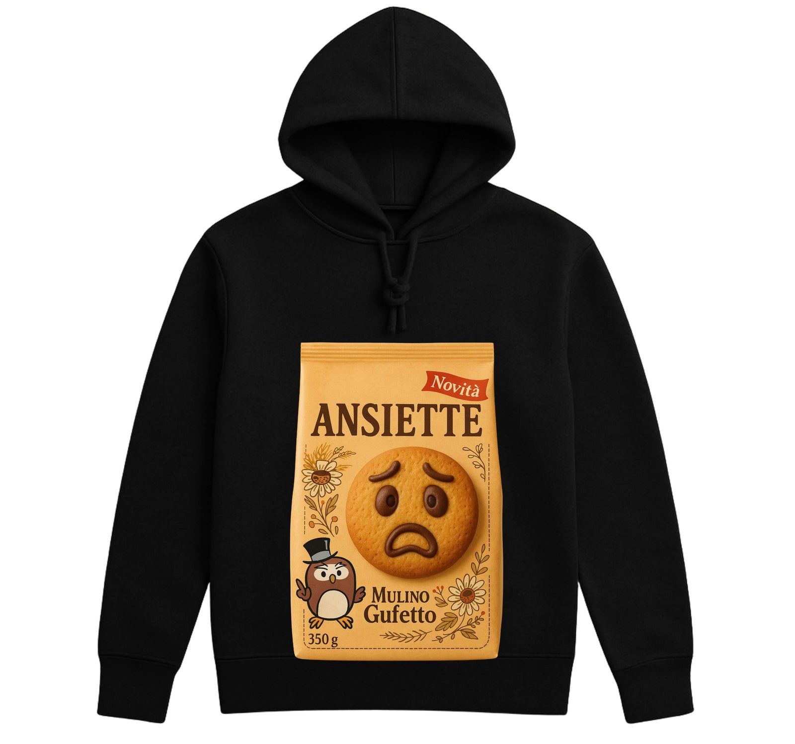Felpa Uomo ANSIETTE ( AN76452345 ) - Gufetto Brand 