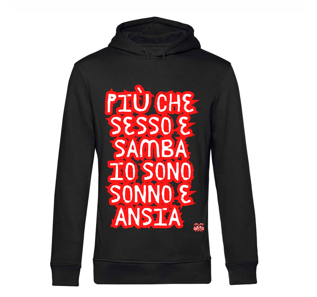 Felpa donna SESSO E SAMBA ( SS7809234567 ) - Gufetto Brand 