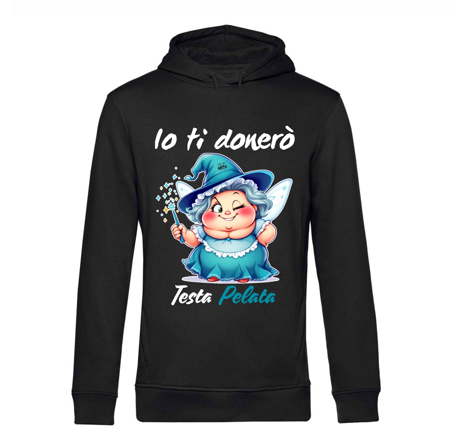 Felpa donna Le Fatine Ignoranti TESTA PELATA ( TP9082345 ) - Gufetto Brand 