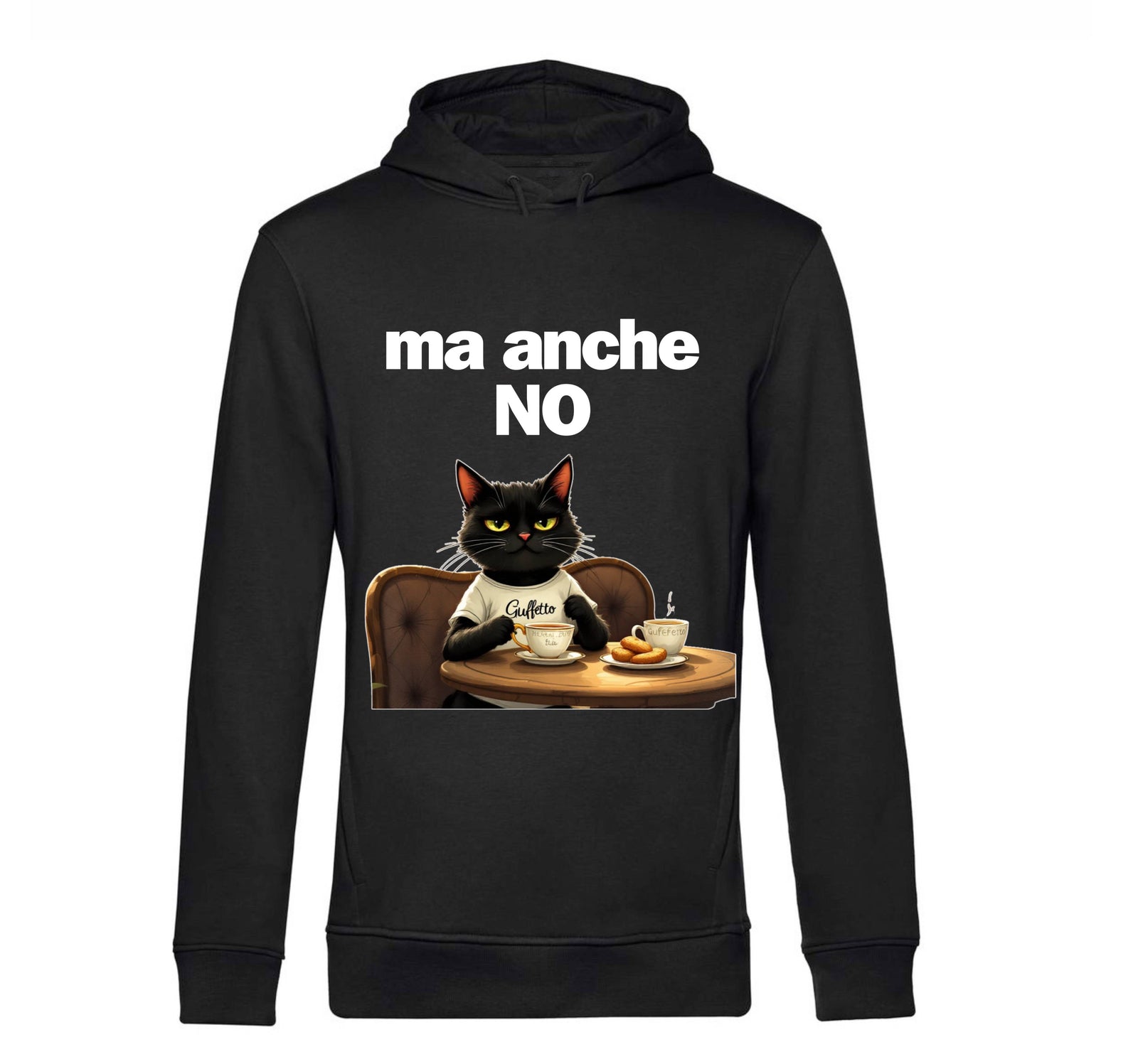 Felpa donna MA ANCHE NO ( MO450986645 ) - Gufetto Brand 