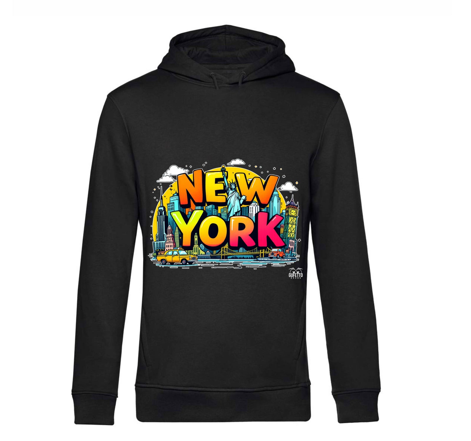 Felpa Uomo NEW YORK ( NY89523156 ) - Gufetto Brand 