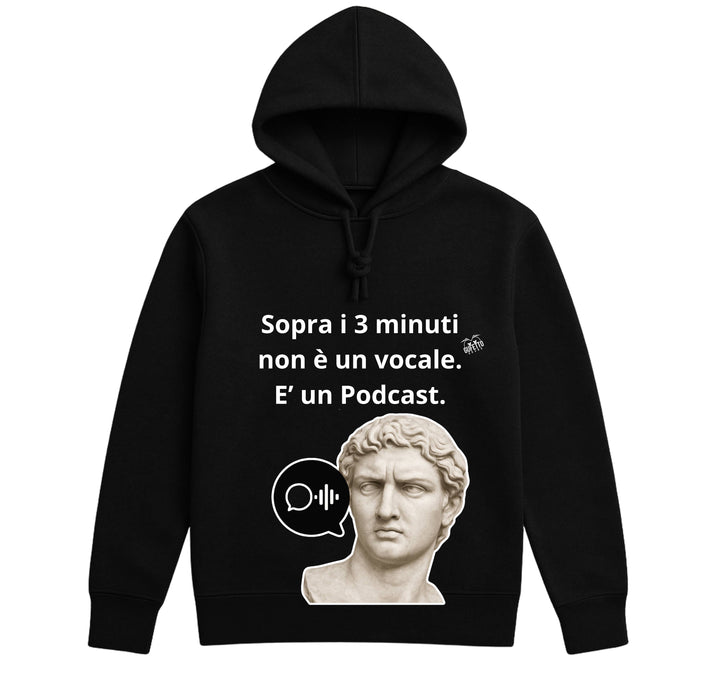 Felpa Uomo PODCAST ( PO1287549653 ) - Gufetto Brand 