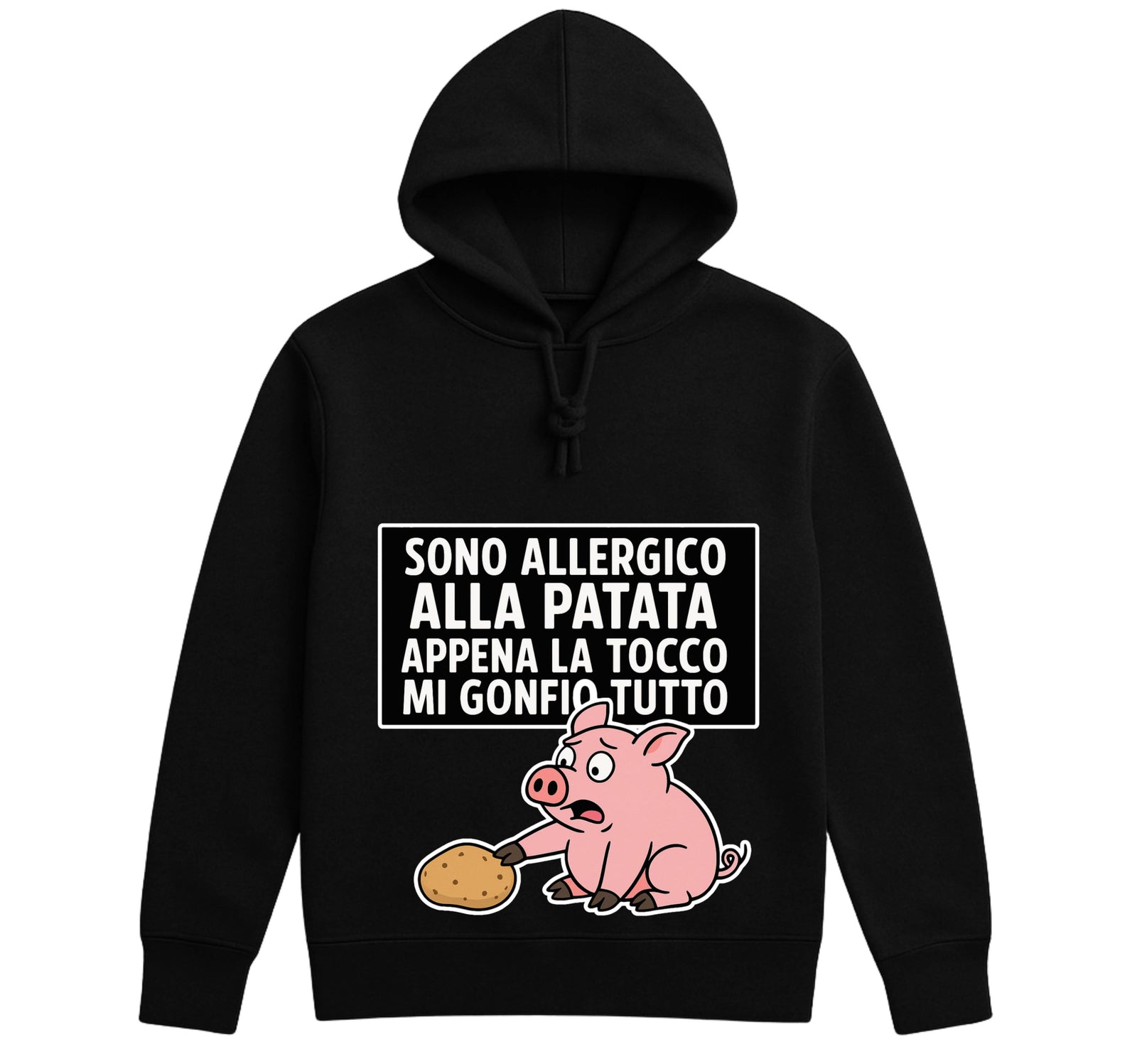Felpa donna ALLERGICO ( MG6573425165 ) - Gufetto Brand 