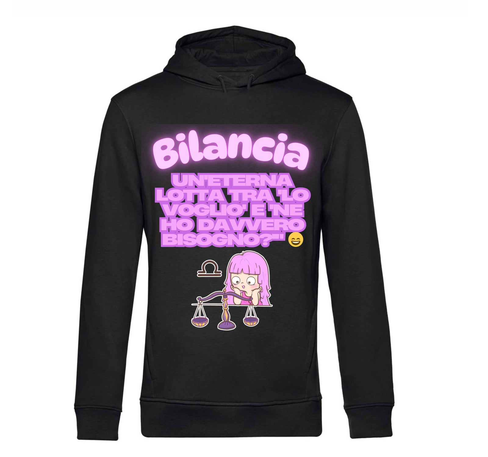 Felpa Uomo BILANCIA ( BI78953265 ) - Gufetto Brand 