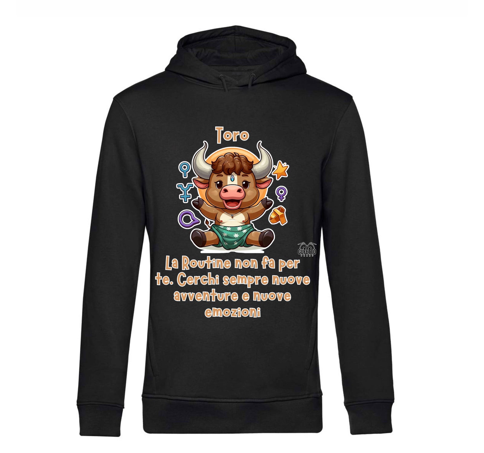 Felpa donna TORO ( TO1209876453 ) - Gufetto Brand 