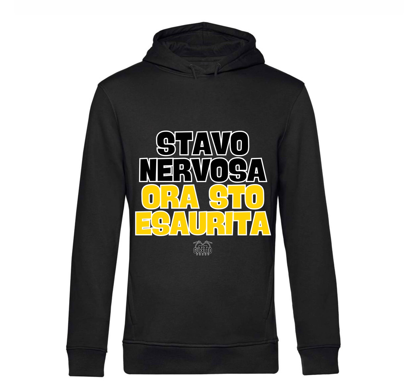 Felpa donna NERVOSA ( ST9365734099856 ) - Gufetto Brand 