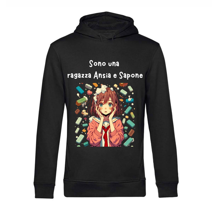 Felpa Uomo ANSIA E SAPONE ( AN48095647 ) - Gufetto Brand 