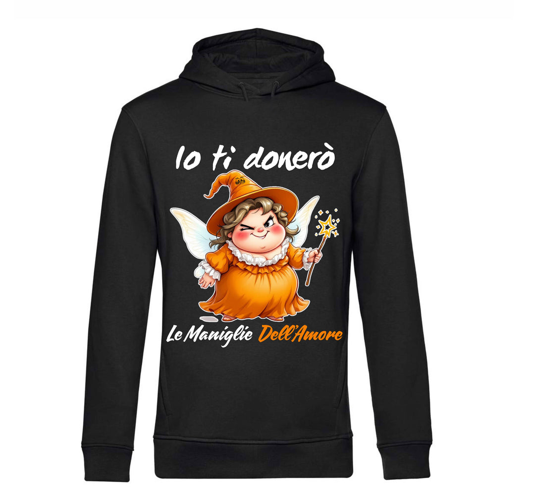 Felpa donna Le Fatine Ignoranti MANIGLIE DELL'AMORE ( MA76123546 ) - Gufetto Brand 