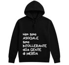 Felpa Uomo INTOLLERANTE ( IN8524123658 ) - Gufetto Brand 