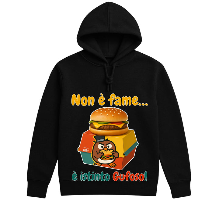 Felpa donna GUFETTO BURGER ( GB570987243 ) - Gufetto Brand 