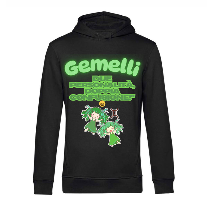 Felpa Uomo GEMELLI ( GE6098765 ) - Gufetto Brand 