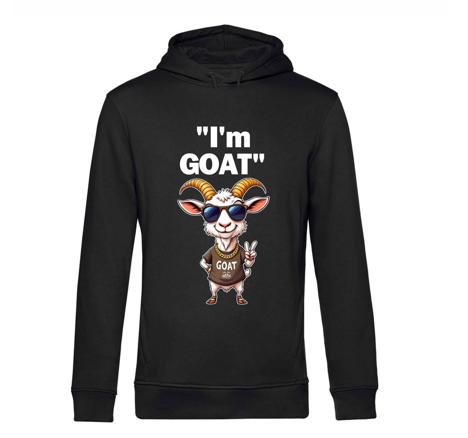 Felpa Uomo I'M GOAT ( GO65984523 ) - Gufetto Brand 