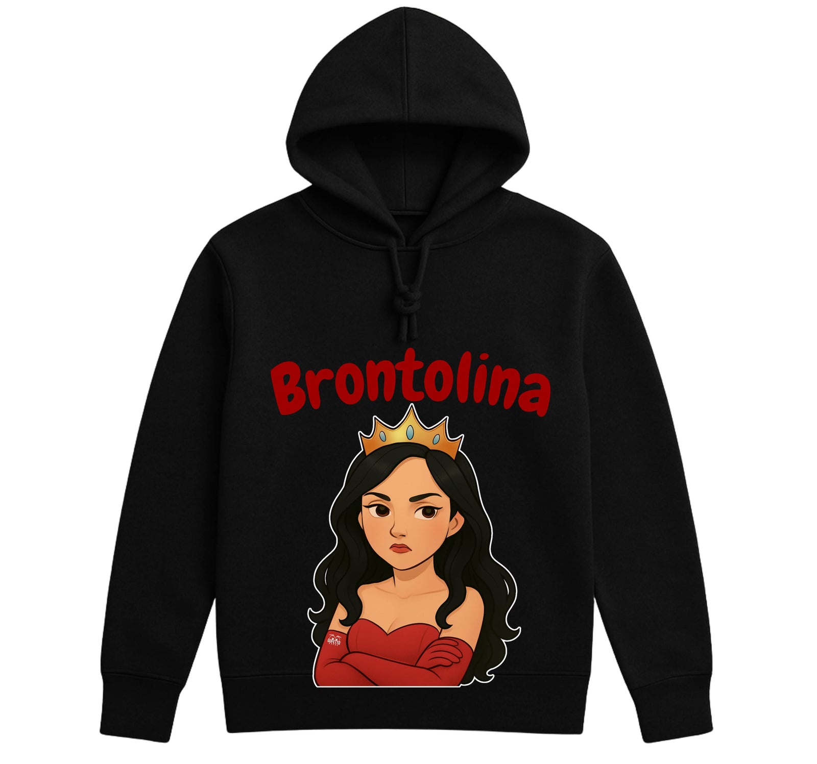 Felpa donna Principesse 2.0 BRONTOLINA ( BR5623098675 ) - Gufetto Brand 