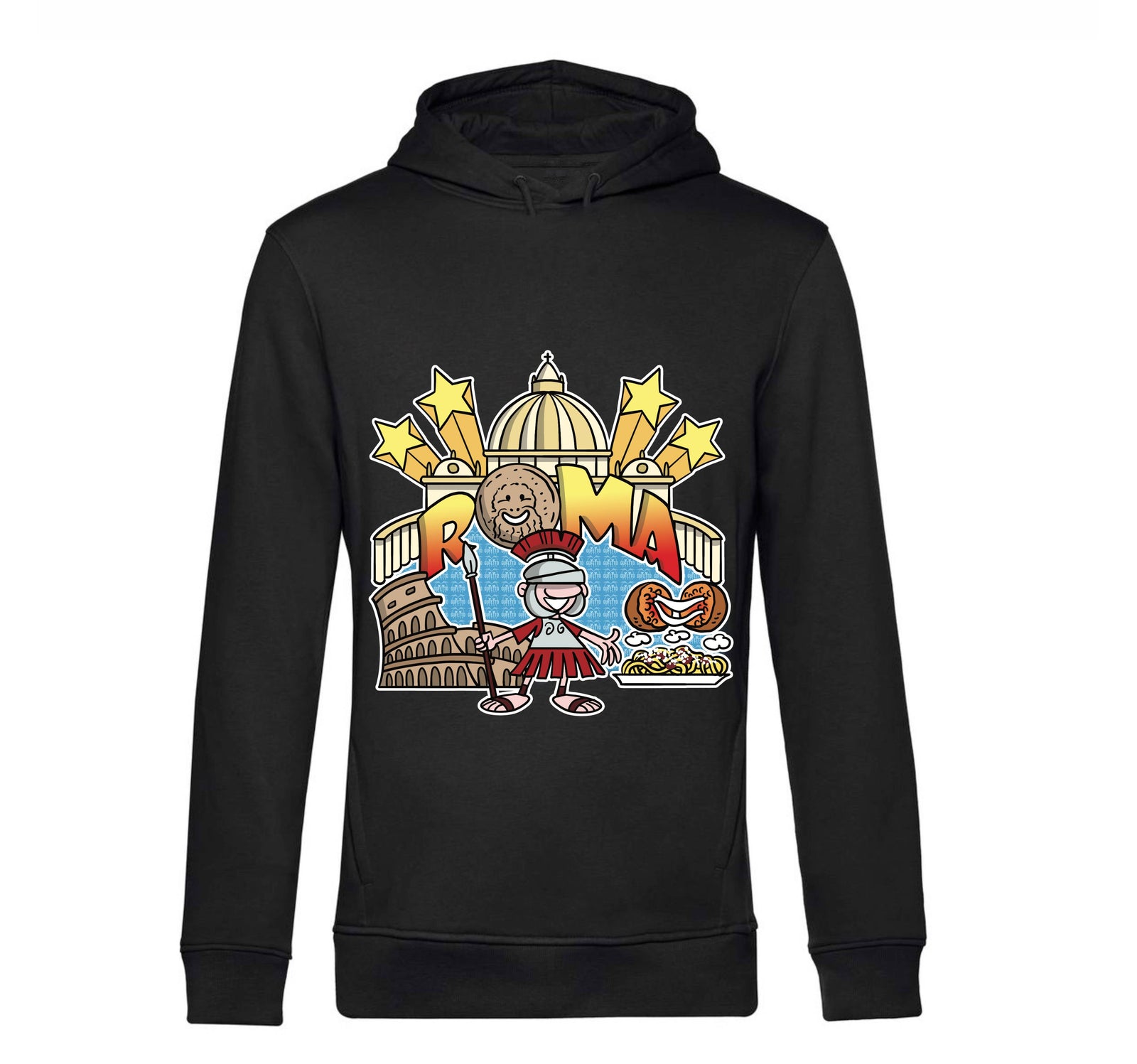 Felpa Uomo ROMA ( RM89028364750 ) - Gufetto Brand 