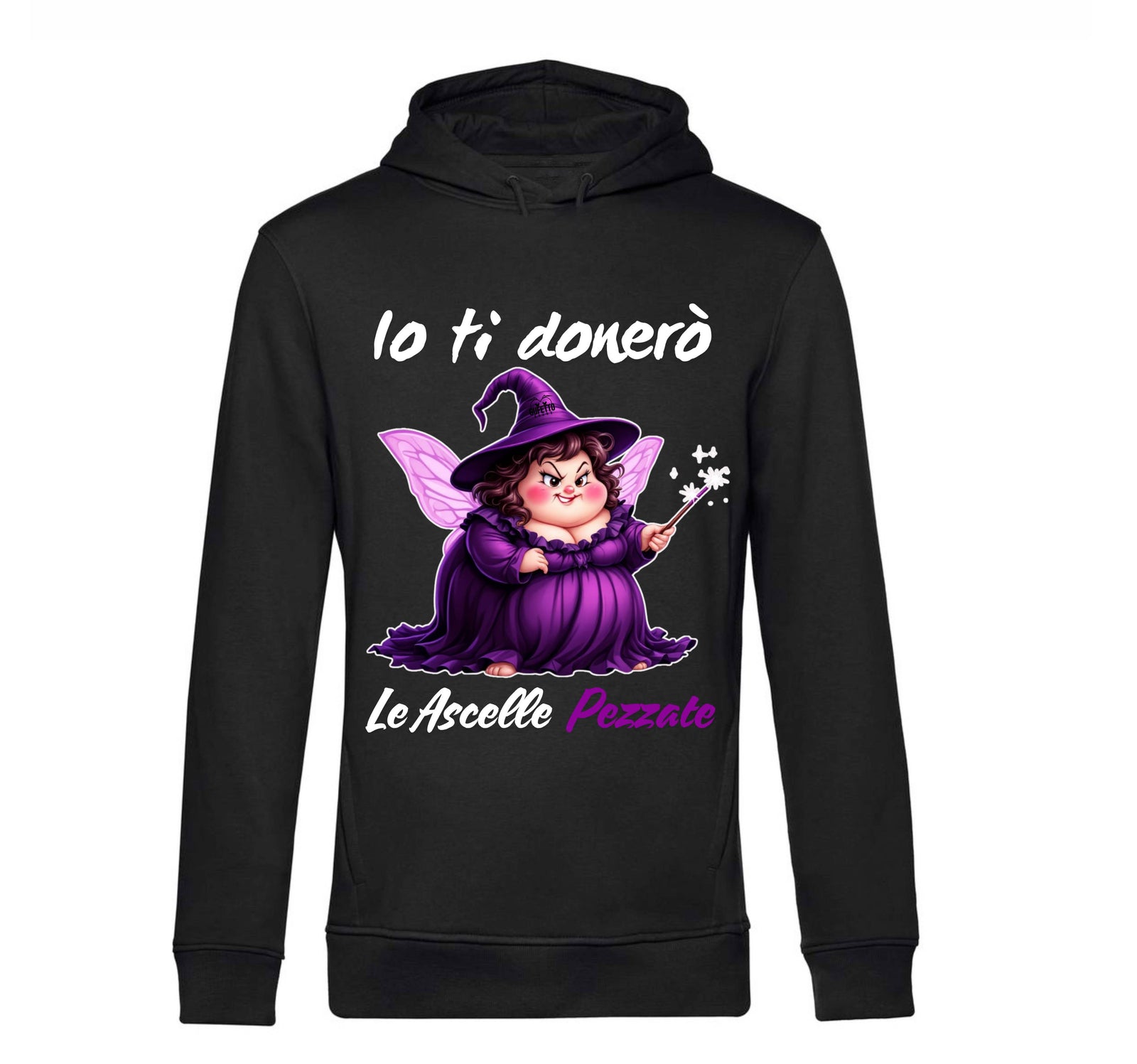 Felpa donna Le Fatine Ignoranti ASCELLE PEZZATE ( AP46098845 ) - Gufetto Brand 
